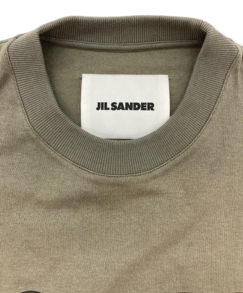 JIL SANDER（ジルサンダー）JIL SANDER (ジルサンダー) Logo L/S T-Shirt カーキ サイズ:Sの古着・服飾アイテム