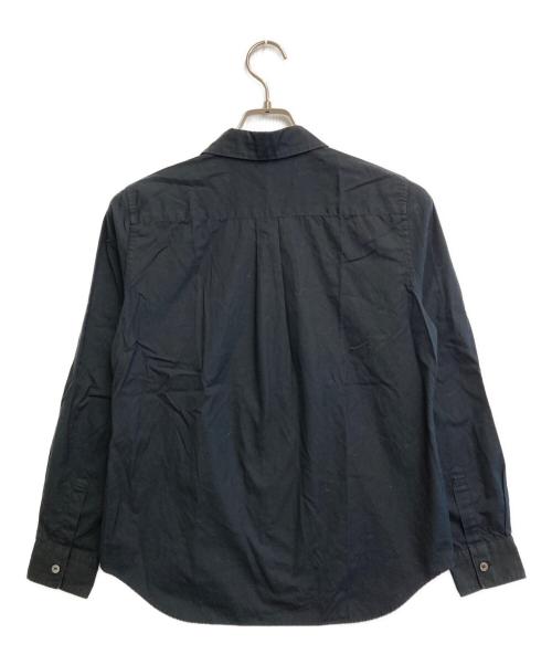 COMME des GARCONS COMME des GARCONS（コムデギャルソン コムデギャルソン）COMME des GARCONS COMME des GARCONS (コムデギャルソン コムデギャルソン) ラウンドカラーL/Sシャツ ブラック サイズ:Sの古着・服飾アイテム