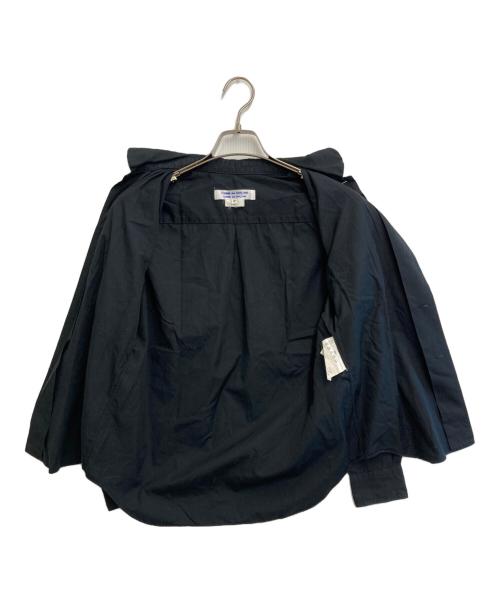 COMME des GARCONS COMME des GARCONS（コムデギャルソン コムデギャルソン）COMME des GARCONS COMME des GARCONS (コムデギャルソン コムデギャルソン) ラウンドカラーL/Sシャツ ブラック サイズ:Sの古着・服飾アイテム