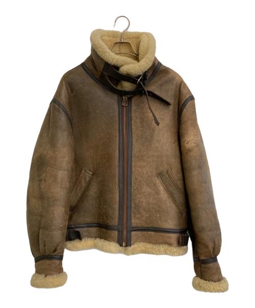 AVIREX（アヴィレックス）AVIREX (アヴィレックス) TYPE B-3 ムートンフライトジャケット ブラウン サイズ:SIZE 42の古着・服飾アイテム