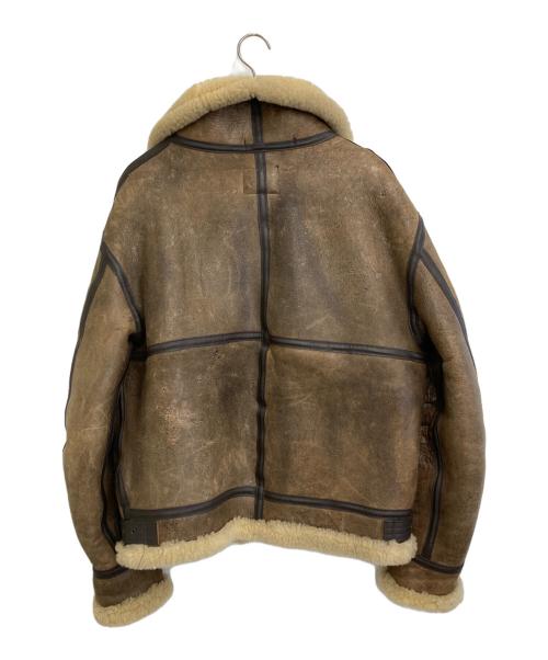 AVIREX（アヴィレックス）AVIREX (アヴィレックス) TYPE B-3 ムートンフライトジャケット ブラウン サイズ:SIZE 42の古着・服飾アイテム