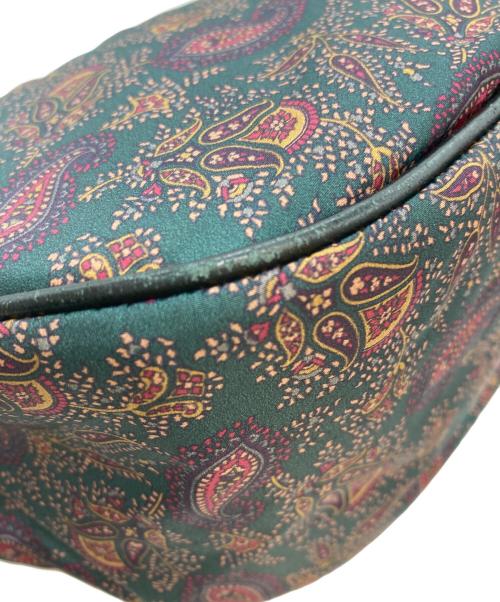 ETRO（エトロ）ETRO (エトロ) ショルダーバッグ グリーン×ピンクの古着・服飾アイテム