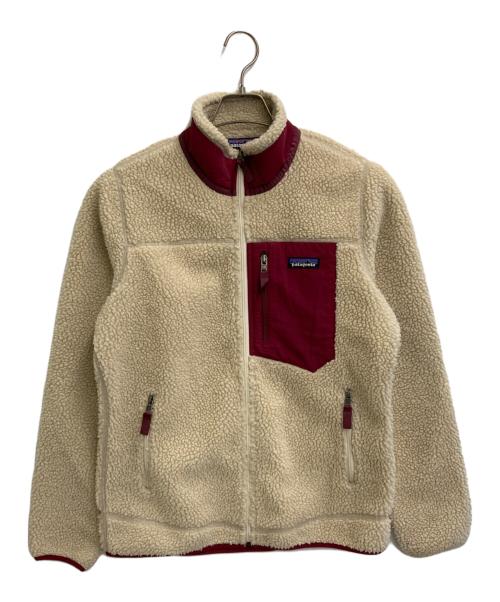 Patagonia（パタゴニア）Patagonia (パタゴニア) クラシックレトロXジャケット アイボリー×レッド サイズ:SIZE Mの古着・服飾アイテム
