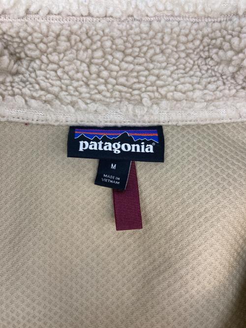 Patagonia（パタゴニア）Patagonia (パタゴニア) クラシックレトロXジャケット アイボリー×レッド サイズ:SIZE Mの古着・服飾アイテム