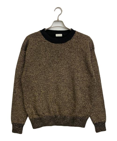 DRIES VAN NOTEN（ドリスヴァンノッテン）DRIES VAN NOTEN (ドリスヴァンノッテン) メタリックゴールドニット ゴールド サイズ:SIZE Sの古着・服飾アイテム