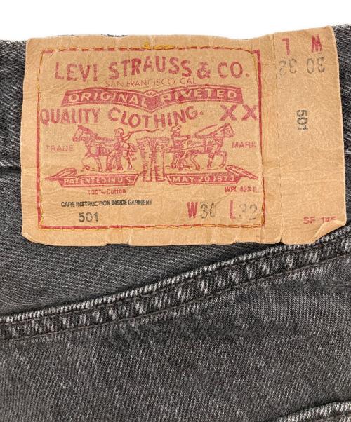 LEVI'S（リーバイス）LEVI'S (リーバイス) 90s 後染め 501ブラックデニム ブラック サイズ:30の古着・服飾アイテム