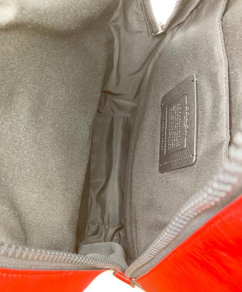 COACH（コーチ）COACH (コーチ) ウエストウェイ バックパック ブラウン×レッドの古着・服飾アイテム
