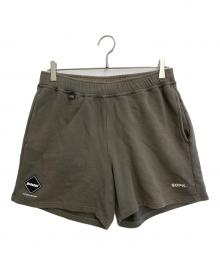 F.C.R.B.（エフシーレアルブリストル）の古着「EMBLEM SWEAT SHORTS」｜カーキ