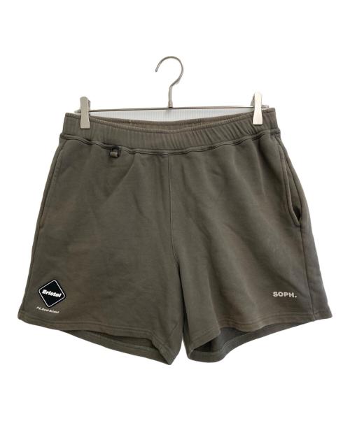 F.C.R.B.（エフシーレアルブリストル）F.C.R.B. (エフシーレアルブリストル) EMBLEM SWEAT SHORTS カーキ サイズ:Sの古着・服飾アイテム