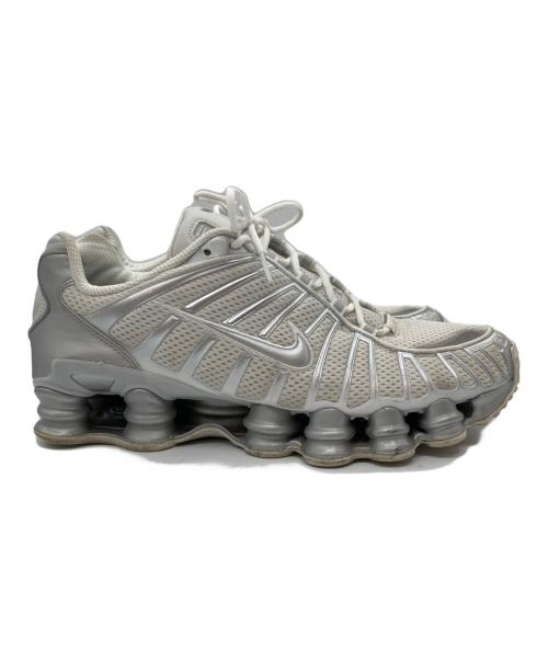 NIKE（ナイキ）NIKE (ナイキ) W SHOX TL PLATINUM TINT グレー×ホワイト サイズ:SIZE 27,5cmの古着・服飾アイテム