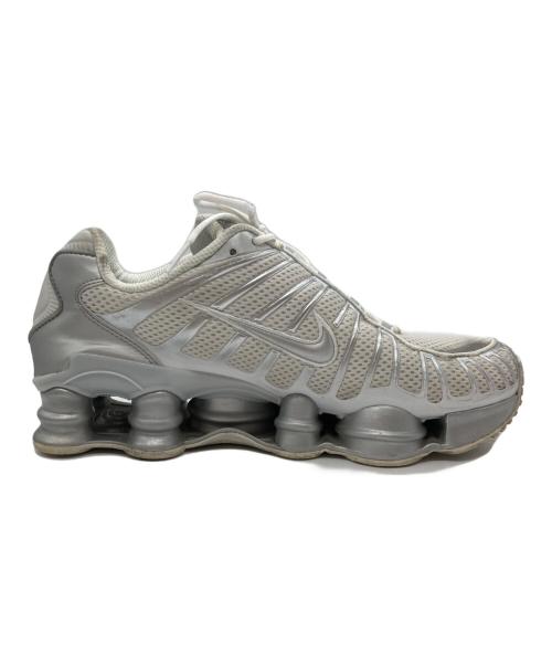 NIKE（ナイキ）NIKE (ナイキ) W SHOX TL PLATINUM TINT グレー×ホワイト サイズ:SIZE 27,5cmの古着・服飾アイテム