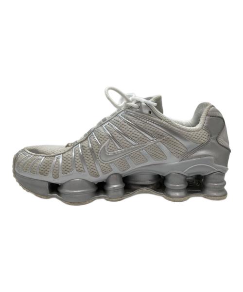NIKE（ナイキ）NIKE (ナイキ) W SHOX TL PLATINUM TINT グレー×ホワイト サイズ:SIZE 27,5cmの古着・服飾アイテム