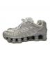 NIKE (ナイキ) W SHOX TL PLATINUM TINT グレー×ホワイト サイズ:SIZE 27,5cm：14000円