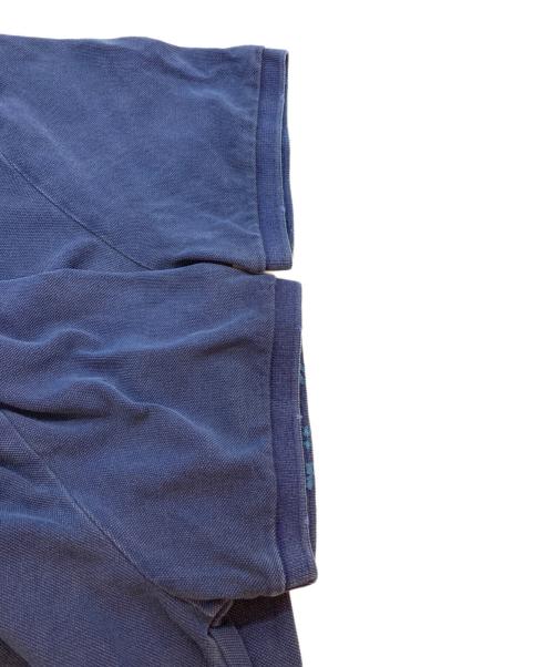 POLO RALPH LAUREN（ポロ・ラルフローレン）POLO RALPH LAUREN (ポロ・ラルフローレン) ポロベア×ステッチングデザインポロシャツ ネイビー サイズ:SIZE XLの古着・服飾アイテム