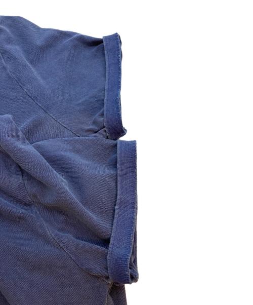 POLO RALPH LAUREN（ポロ・ラルフローレン）POLO RALPH LAUREN (ポロ・ラルフローレン) ポロベア×ステッチングデザインポロシャツ ネイビー サイズ:SIZE XLの古着・服飾アイテム