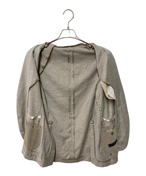 TAGLIATORE（タリアトーレ）TAGLIATORE (タリアトーレ) ウール＆レーヨン ストレッチ 2B ジャケット グレー サイズ:46の古着・服飾アイテム