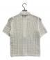 SEVEN TEN by MIHO KAWAHITO (セブン テン バイ ミホ カワヒト) クロシェショートスリーブニット ホワイト サイズ:SIZE S：15000円