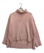 SEVEN TEN by MIHO KAWAHITOセブン テン バイ ミホ カワヒト）の古着「ベーシックタートルプルオーバー」｜ピンク