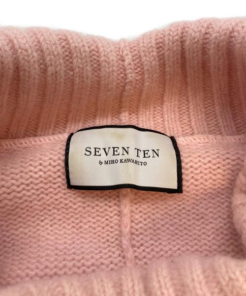 SEVEN TEN by MIHO KAWAHITO（セブン テン バイ ミホ カワヒト）SEVEN TEN by MIHO KAWAHITO (セブン テン バイ ミホ カワヒト) ベーシックタートルプルオーバー ピンク サイズ:SIZE Sの古着・服飾アイテム