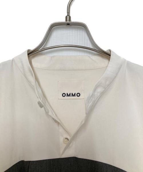 OMMO（オーエムエムオー）OMMO (オーエムエムオー) IRREGULAR PATTERN DOCKING SH グレー サイズ:SIZE Freeの古着・服飾アイテム
