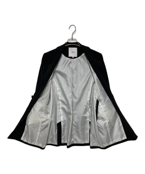 UN3D.（アンスリード）UN3D. (アンスリード) レイヤードポケットテーラードジャケット ブラック サイズ:SIZE M(38)の古着・服飾アイテム