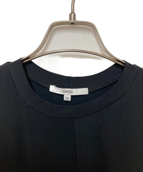 UN3D.（アンスリード）UN3D. (アンスリード) パターンミックスTシャツ ブラック サイズ:SIZE M(38)の古着・服飾アイテム