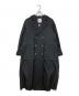 UN3D.（アンスリード）の古着「LAYERED POCKET TRENCH CT」｜ブラック
