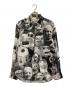 Vivienne Westwood（ヴィヴィアンウエストウッド）の古着「17AW オーブロゴ刺繍 パペットシャツ」｜ブラック×ホワイト
