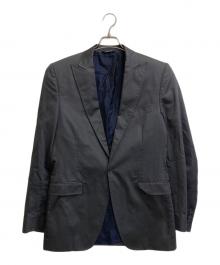 DOLCE & GABBANA（ドルチェ＆ガッバーナ）の古着「ピークドラペル1Bジャケット」｜ブラック