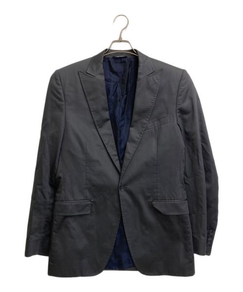 DOLCE & GABBANA（ドルチェ＆ガッバーナ）DOLCE & GABBANA (ドルチェ＆ガッバーナ) ピークドラペル1Bジャケット ブラック サイズ:SIZE 48の古着・服飾アイテム