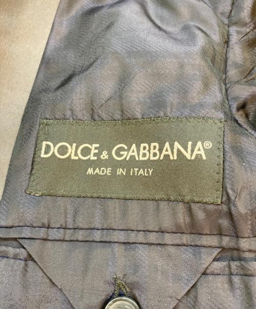 DOLCE & GABBANA（ドルチェ＆ガッバーナ）DOLCE & GABBANA (ドルチェ＆ガッバーナ) ピークドラペル1Bジャケット ブラック サイズ:SIZE 48の古着・服飾アイテム
