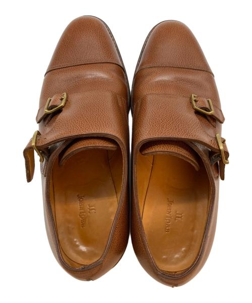 JOHN LOBB（ジョンロブ）JOHN LOBB (ジョンロブ) ダブルモンクストラップシューズ ブラウン サイズ:SIZE 7EE last:9795の古着・服飾アイテム