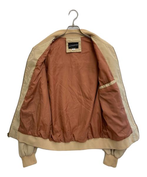 JC PENNEY（ジェーシーペニー）JC PENNEY (ジェーシーペニー) ダービージャケット ベージュ サイズ:Lの古着・服飾アイテム