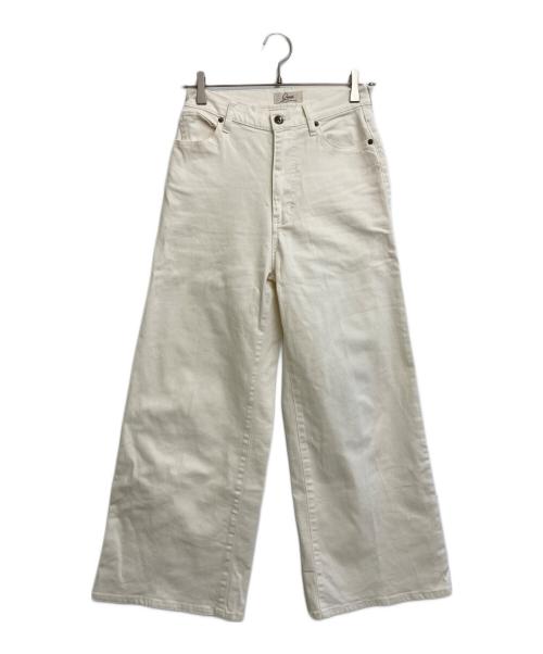 Q.anos（キュアノス）Q.anos (キュアノス) リラックススーパーワイドデニム アイボリー サイズ:SIZE 0の古着・服飾アイテム