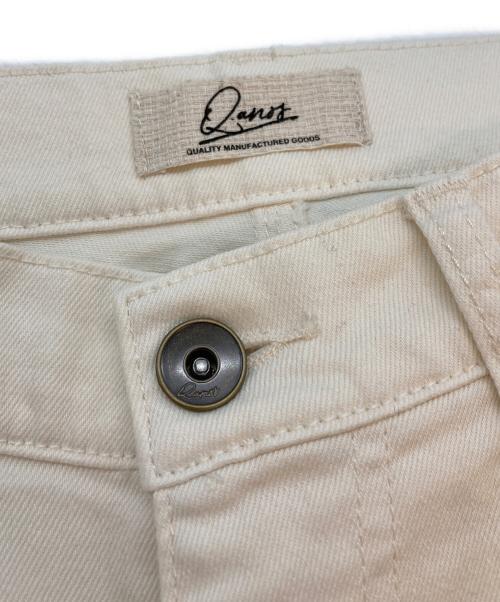Q.anos（キュアノス）Q.anos (キュアノス) リラックススーパーワイドデニム アイボリー サイズ:SIZE 0の古着・服飾アイテム