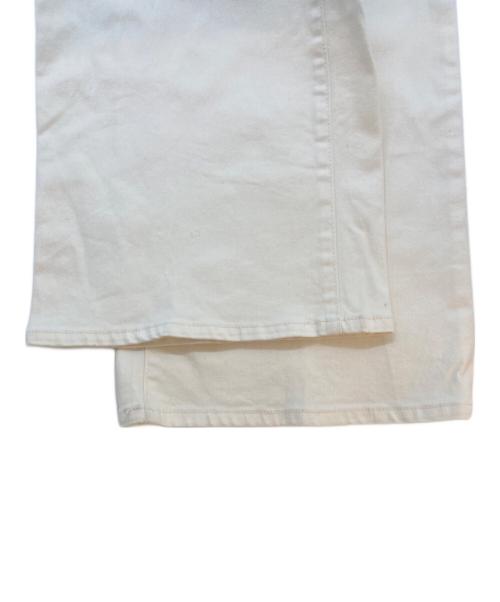 Q.anos（キュアノス）Q.anos (キュアノス) リラックススーパーワイドデニム アイボリー サイズ:SIZE 0の古着・服飾アイテム