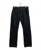 FULLCOUNTフルカウント）の古着「Straight Black Selvedge Denim(Super Smooth)」｜ブラック