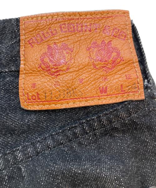 FULLCOUNT（フルカウント）FULLCOUNT (フルカウント) Straight Black Selvedge Denim(Super Smooth) ブラック サイズ:SIZE 34の古着・服飾アイテム