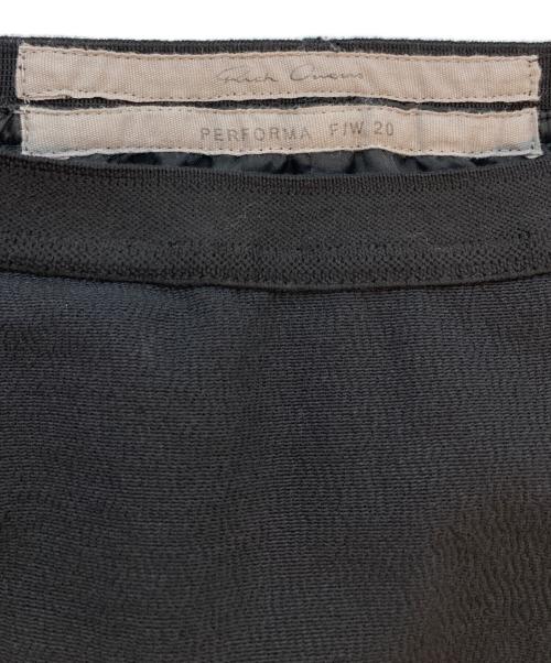 RICK OWENS（リックオウエンス）RICK OWENS (リックオウエンス) 20AW スリットタイトスカート ブラック サイズ:SIZE 38の古着・服飾アイテム