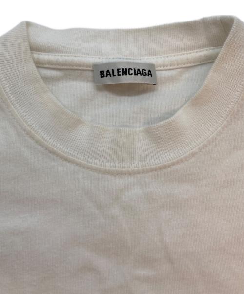 BALENCIAGA（バレンシアガ）BALENCIAGA (バレンシアガ) S/SロゴTシャツ ホワイト サイズ:SIZE XSの古着・服飾アイテム