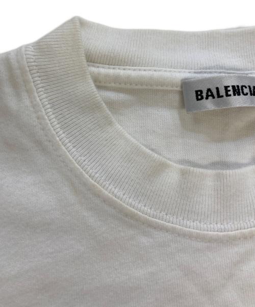 BALENCIAGA（バレンシアガ）BALENCIAGA (バレンシアガ) S/SロゴTシャツ ホワイト サイズ:SIZE XSの古着・服飾アイテム
