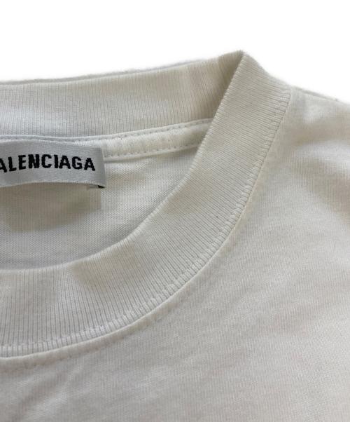 BALENCIAGA（バレンシアガ）BALENCIAGA (バレンシアガ) S/SロゴTシャツ ホワイト サイズ:SIZE XSの古着・服飾アイテム