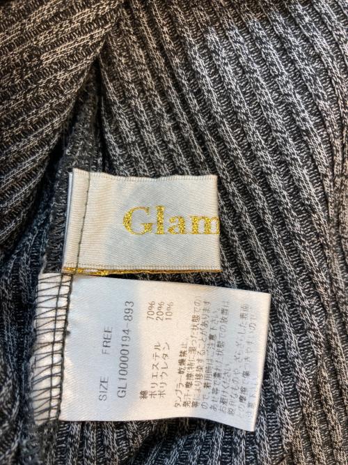 glam lips（グラムリップス）Glam Lips (グラムリップス) NO-SLEEVE BUTTON DOWN RIB ONE-PIECE グレー サイズ:SIZE Freeの古着・服飾アイテム