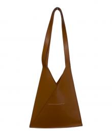 MM6 Maison Margiela（エムエムシックスメゾンマルジェラ）の古着「レザースモールジャパニーズバッグ」｜ブラウン