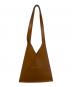 MM6 Maison Margiela（エムエムシックスメゾンマルジェラ）の古着「レザースモールジャパニーズバッグ」｜ブラウン