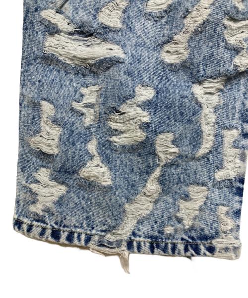 Ameri（アメリ）AMERI (アメリ) MEDI MAX DAMAGE DENIM ブルー サイズ:SIZE 24 未使用品の古着・服飾アイテム