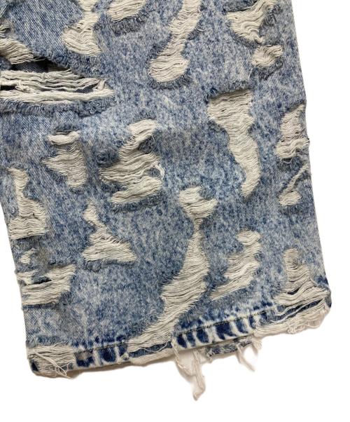 Ameri（アメリ）AMERI (アメリ) MEDI MAX DAMAGE DENIM ブルー サイズ:SIZE 24 未使用品の古着・服飾アイテム