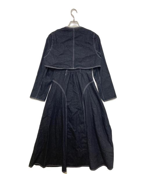 Ameri（アメリ）AMERI (アメリ) BOLERO SET DENIM DRESS インディゴ サイズ:SIZE S 未使用品の古着・服飾アイテム