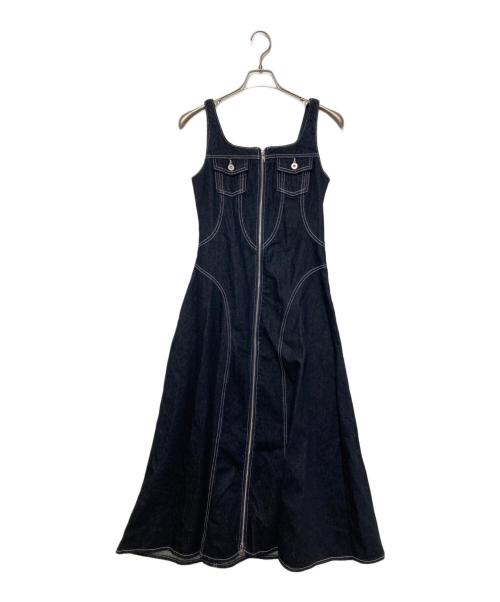 Ameri（アメリ）AMERI (アメリ) BOLERO SET DENIM DRESS インディゴ サイズ:SIZE S 未使用品の古着・服飾アイテム