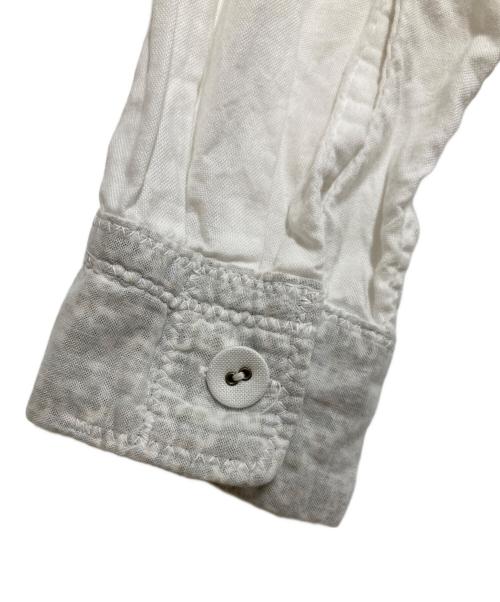 KAPITAL（キャピタル）KAPITAL (キャピタル) コットンリネンパッチワークシャツ ホワイト サイズ:SIZE Mの古着・服飾アイテム